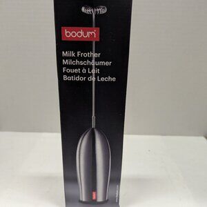 Bodum Schiuma Milk Frother – Handheld, Gray
